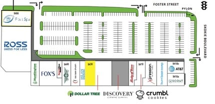 9410-9466 Skokie Blvd, Skokie, IL for lease Site Plan- Image 1 of 1