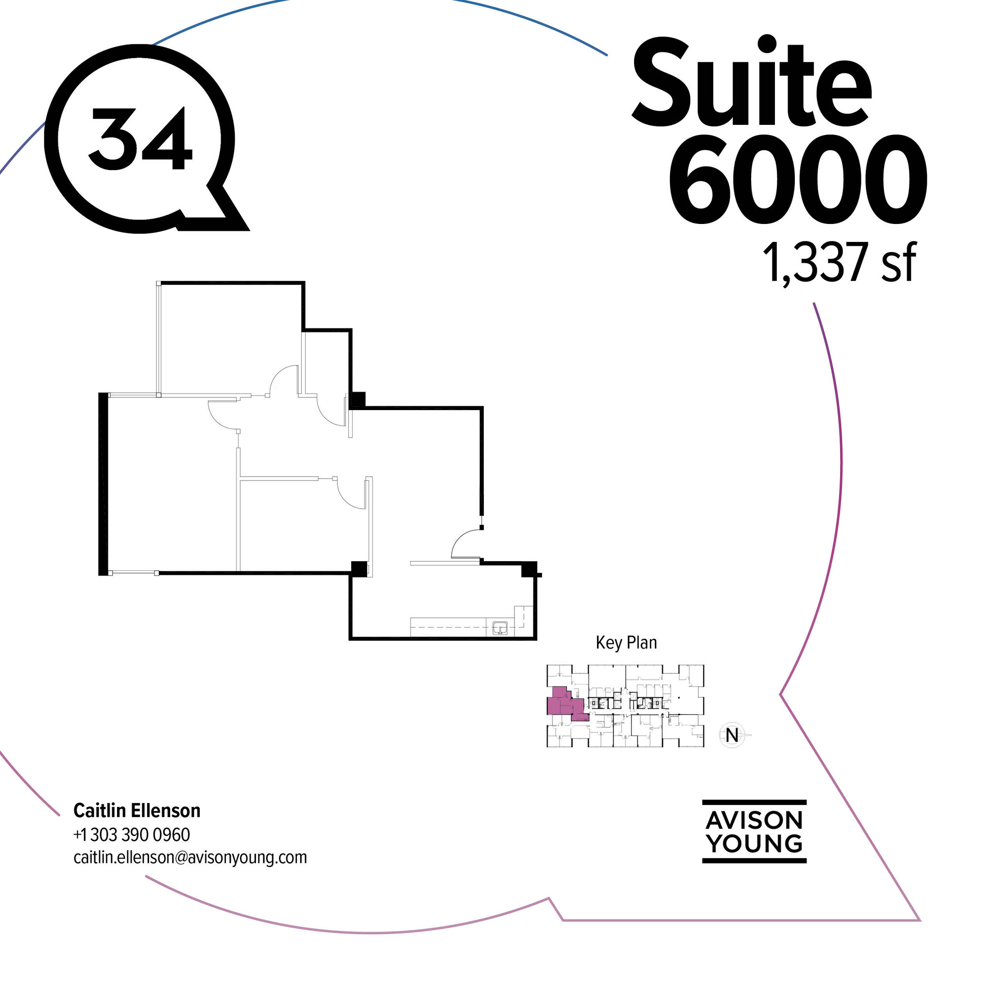 3401 Quebec St, Denver, CO for lease Floor Plan- Image 1 of 1