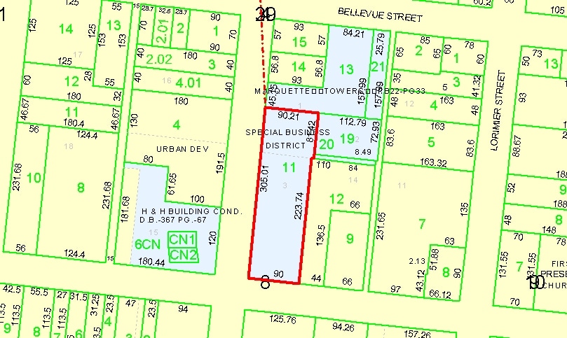 338 Broadway St, Cape Girardeau, MO for lease - Plat Map - Image 2 of 4