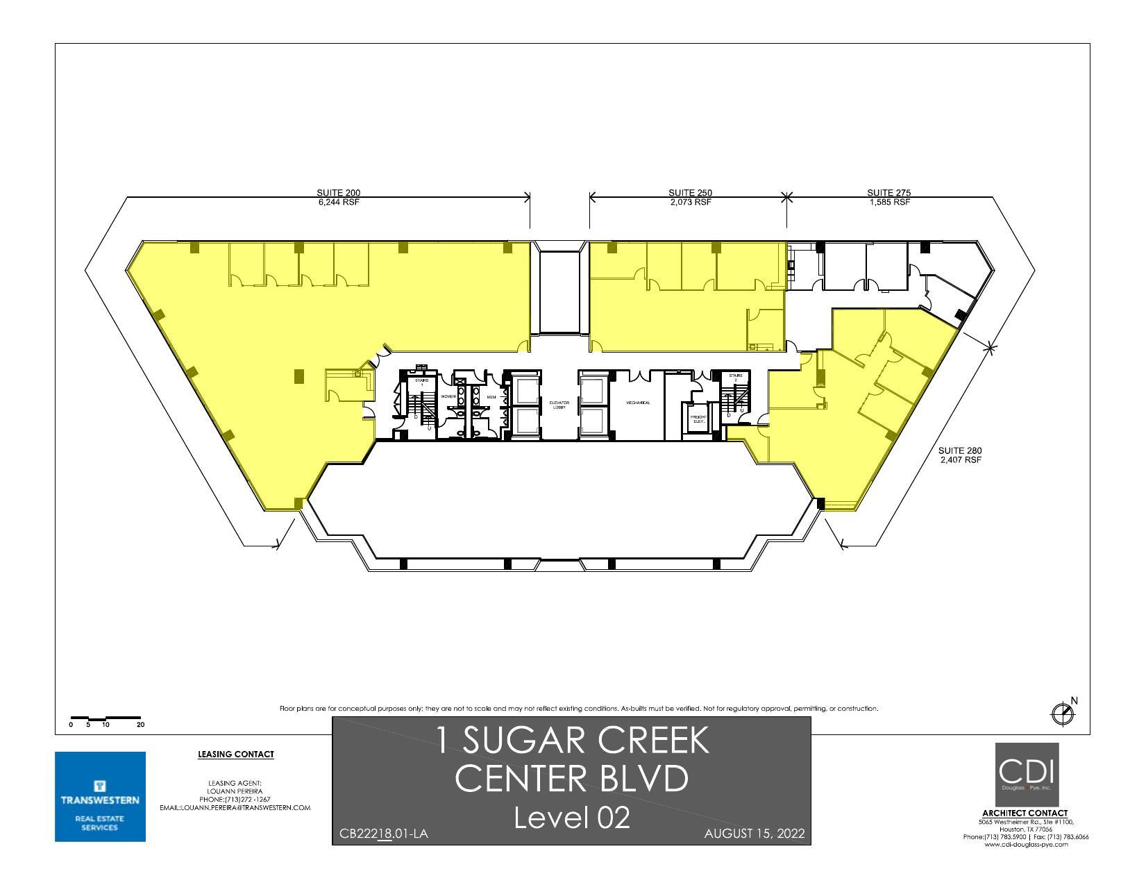 1 Sugar Creek Center Blvd, Sugar Land, TX for lease Floor Plan- Image 1 of 1