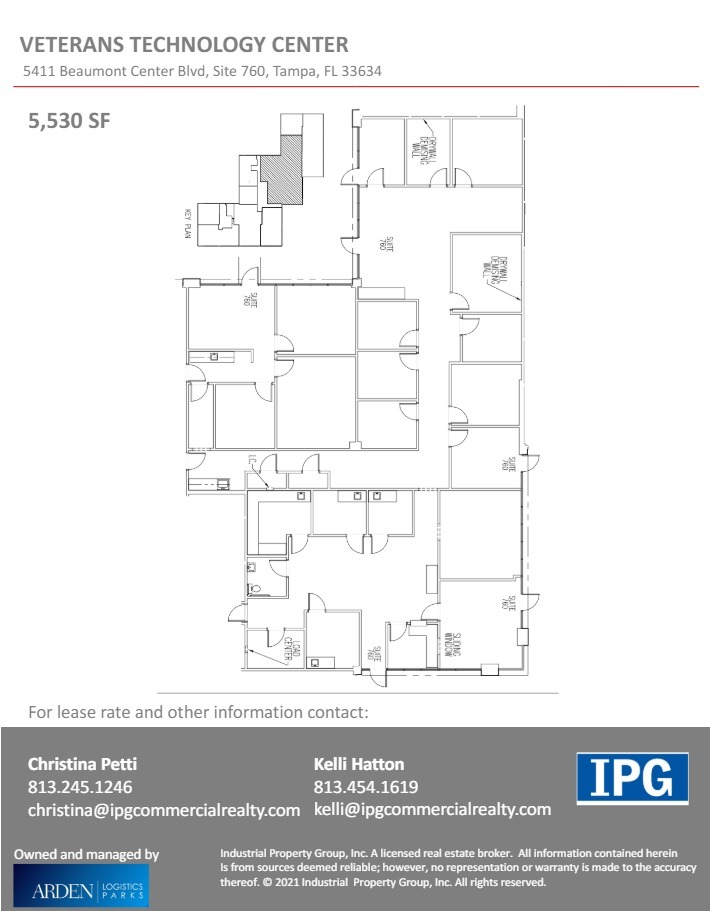 5402-5460 Beaumont Center Blvd, Tampa, FL for lease Floor Plan- Image 1 of 1