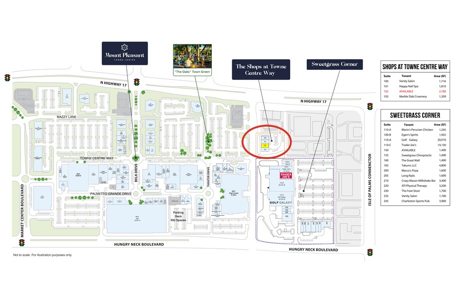 1903 N Highway 17, Mount Pleasant, SC for lease - Site Plan - Image 3 of 3