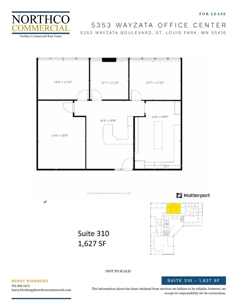 5353 Wayzata Blvd, Saint Louis Park, MN for lease Floor Plan- Image 1 of 1