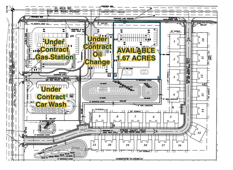 1 21 Mile Rd, Macomb Township, MI for lease - Building Photo - Image 2 of 2