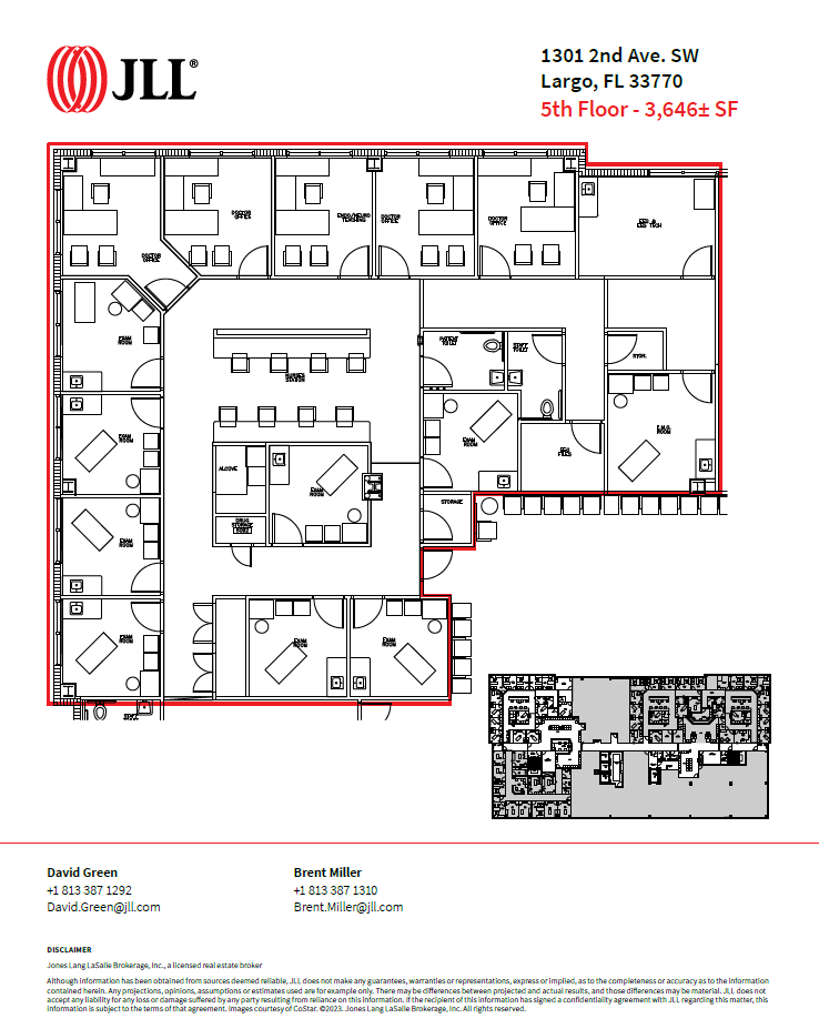 1301 2nd Ave SW, Largo, FL for lease Floor Plan- Image 1 of 1