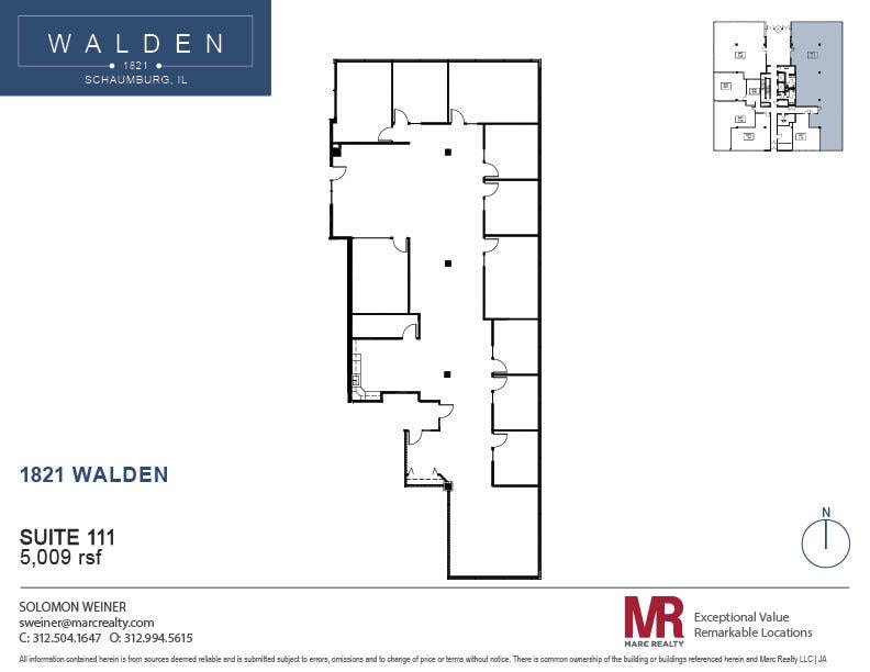 1821 Walden Office Sq, Schaumburg, IL for lease Floor Plan- Image 1 of 11