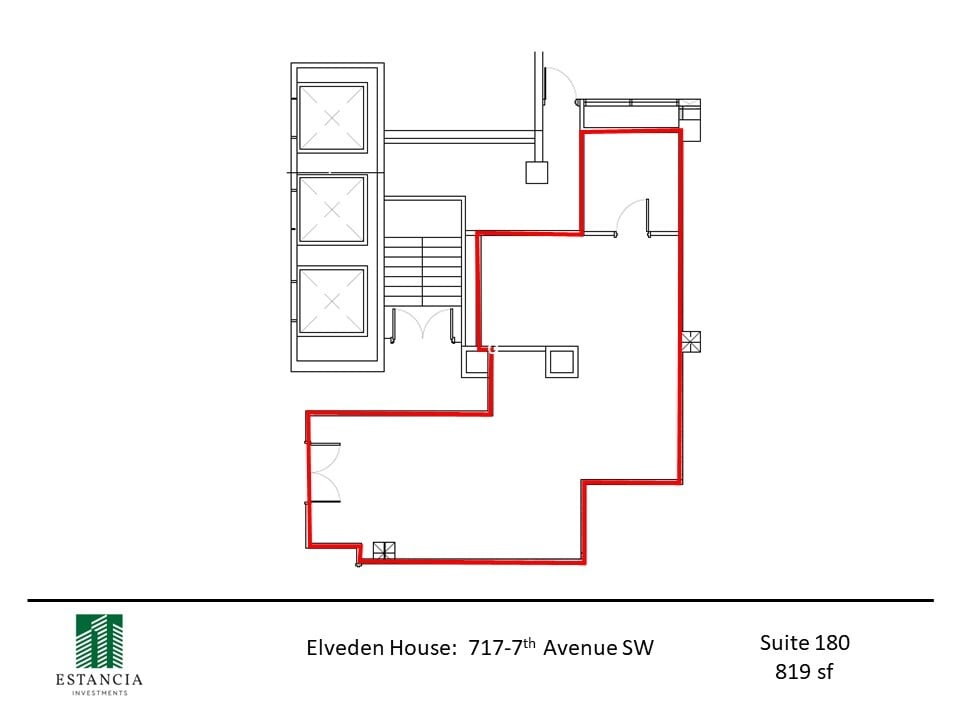 717 7th Ave SW, Calgary, AB for lease Floor Plan- Image 1 of 7