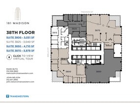 181 W Madison St, Chicago, IL for lease Site Plan- Image 2 of 2