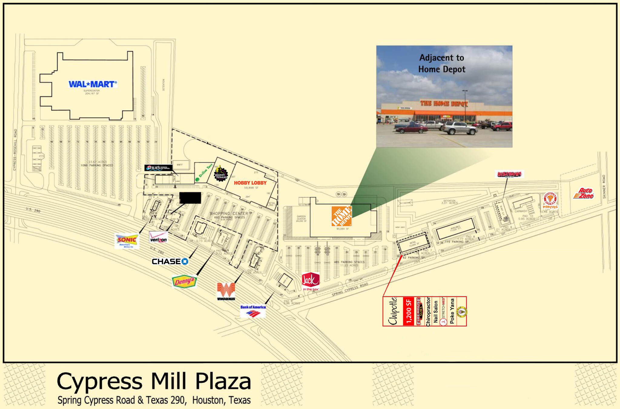 17400 Spring Cypress Rd, Cypress, TX for lease Site Plan- Image 1 of 1