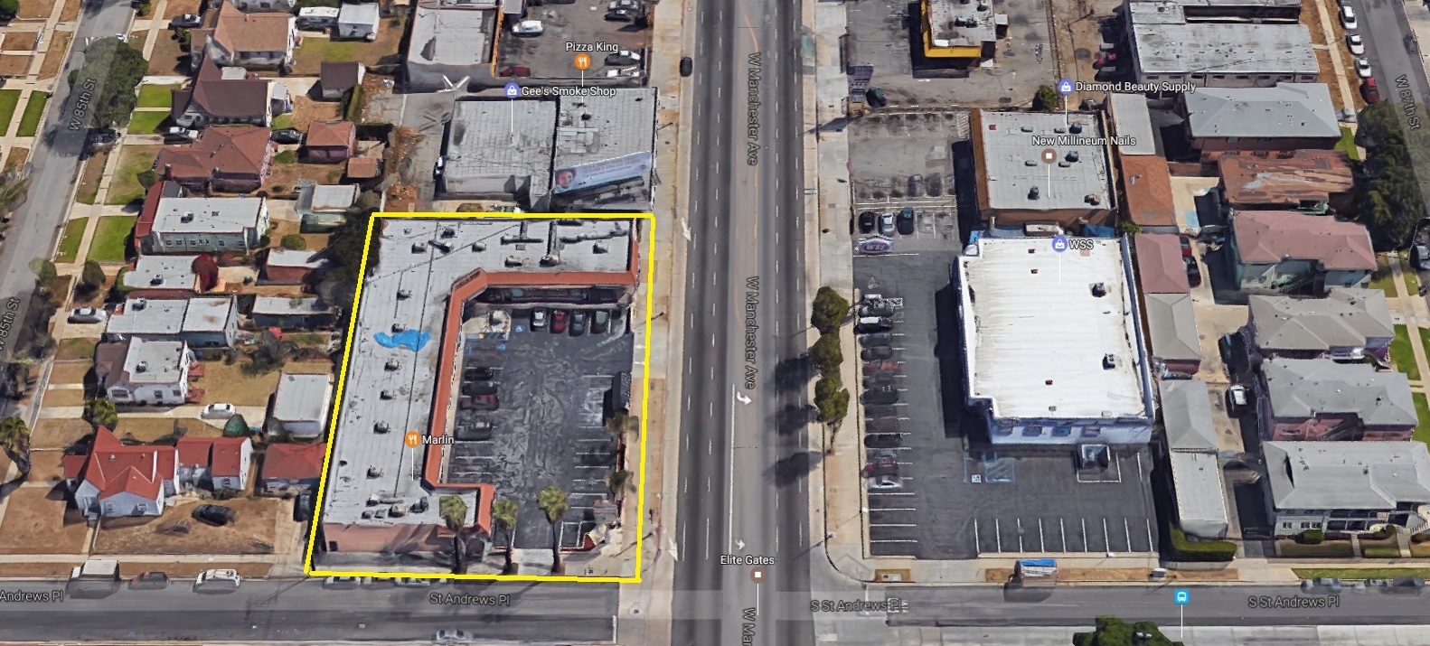 1833 W Manchester Ave, Los Angeles, CA for lease Building Photo- Image 1 of 6