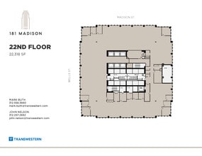 181 W Madison St, Chicago, IL for lease Floor Plan- Image 1 of 2