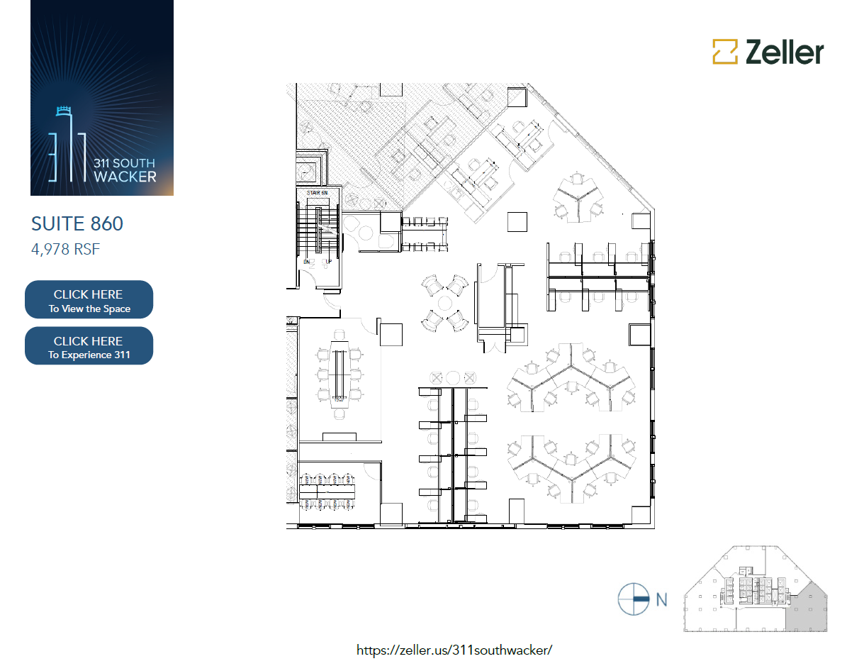 311 S Wacker Dr, Chicago, IL for lease Floor Plan- Image 1 of 2