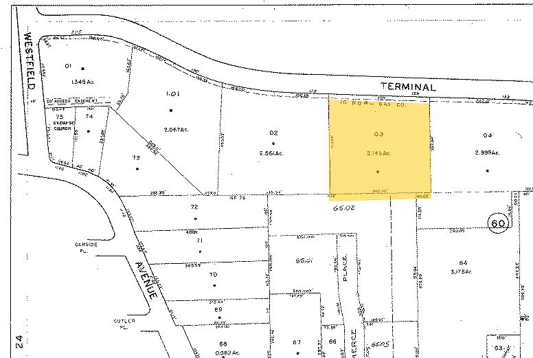 159 Terminal Ave, Clark, NJ for lease - Plat Map - Image 2 of 3