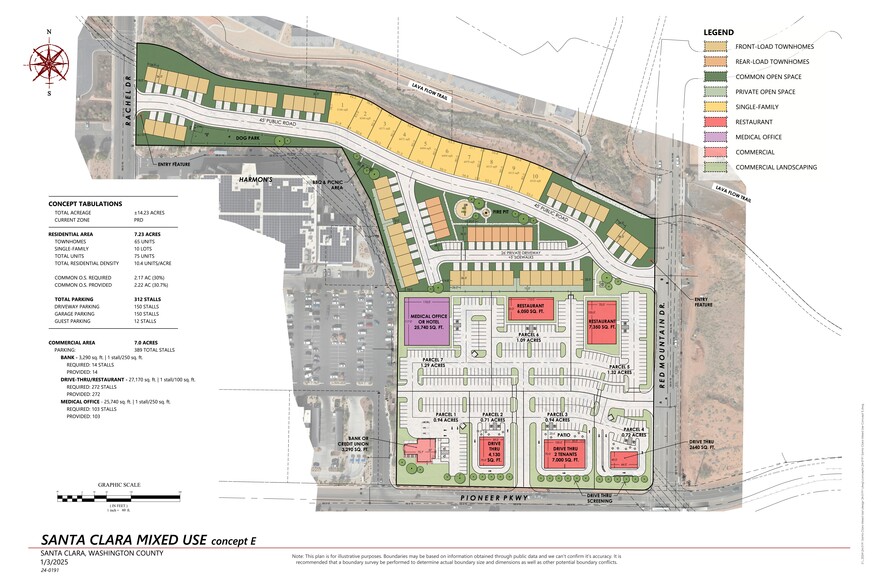 Pioneer Pkwy, Santa Clara, UT for sale - Site Plan - Image 3 of 3