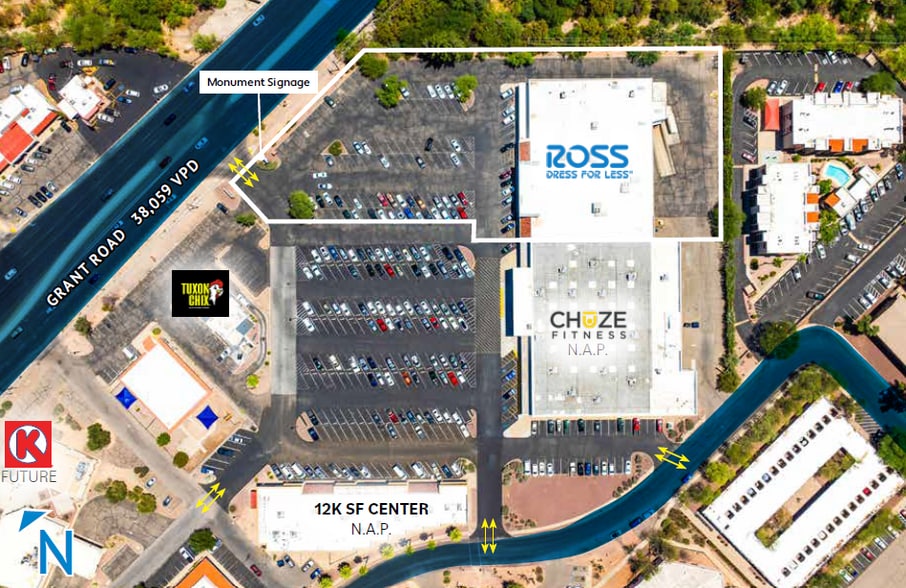 5550 E Grant Rd, Tucson, AZ for sale - Aerial - Image 2 of 4