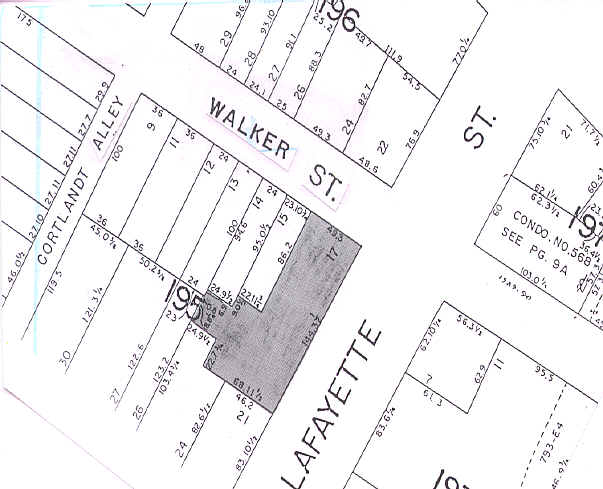 94-104 Lafayette St, New York, NY for lease - Plat Map - Image 2 of 3