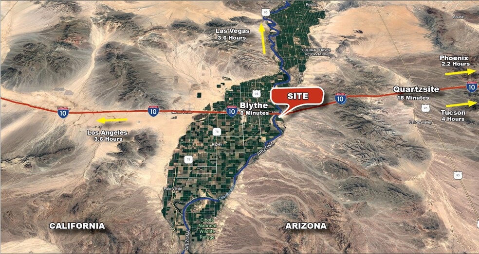 NEC Ehrenberg-Parker Hwy & Juneau Ave, Ehrenberg, AZ for sale - Building Photo - Image 1 of 1