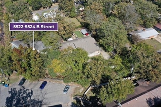 5522-5524 B St, Little Rock, AR - AERIAL  map view