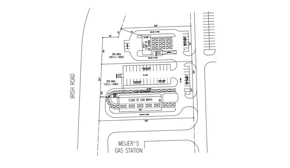 Davison - I-69 & Irish Rd, Davison, MI for sale - Site Plan - Image 2 of 4