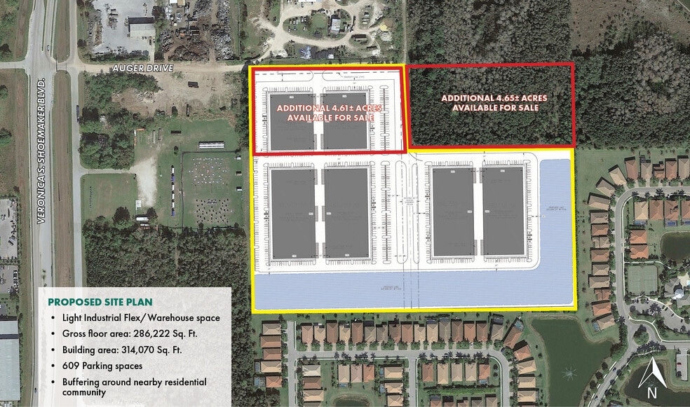 3840 / 3841 Van Buren, Fort Myers, FL for sale - Site Plan - Image 3 of 8