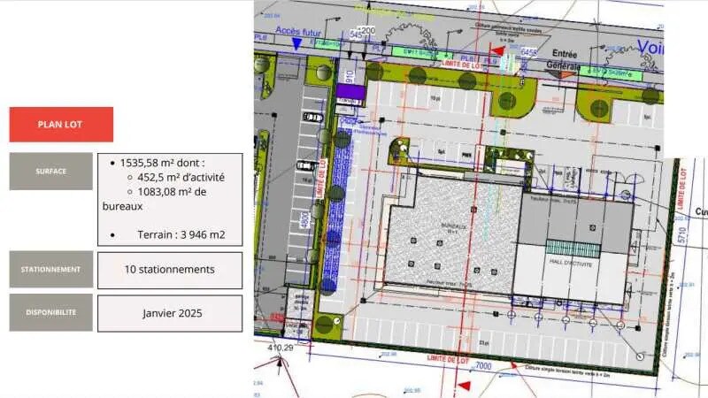 Flex in Saint-Priest for lease - Site Plan - Image 2 of 2