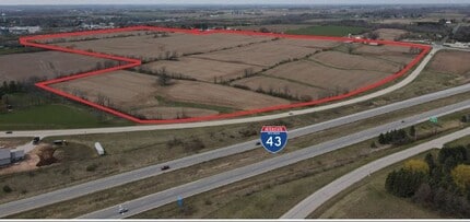 W2141 State Road 32, Cedar Grove, WI - AERIAL  map view - Image1