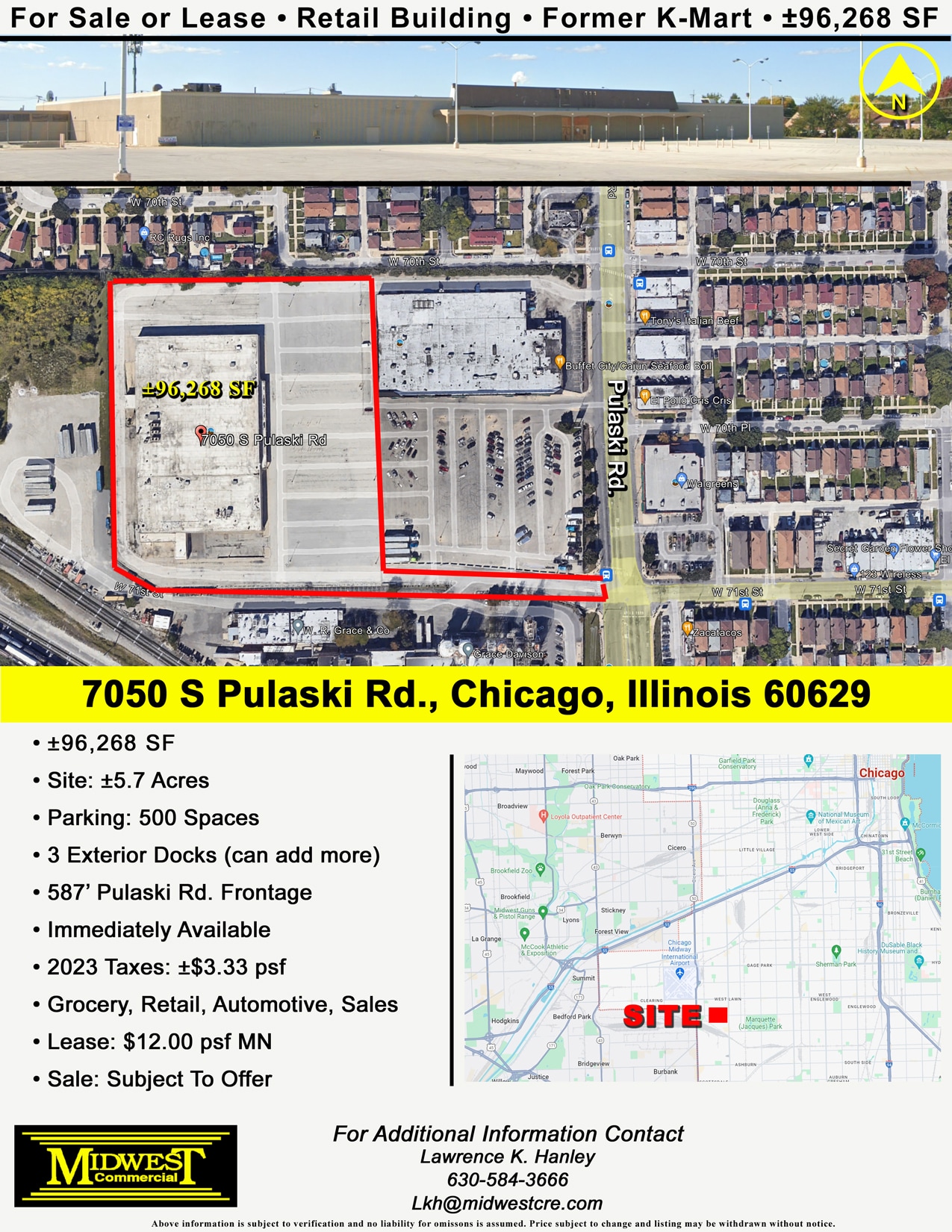 7050 S Pulaski Rd, Chicago, IL for sale Building Photo- Image 1 of 16