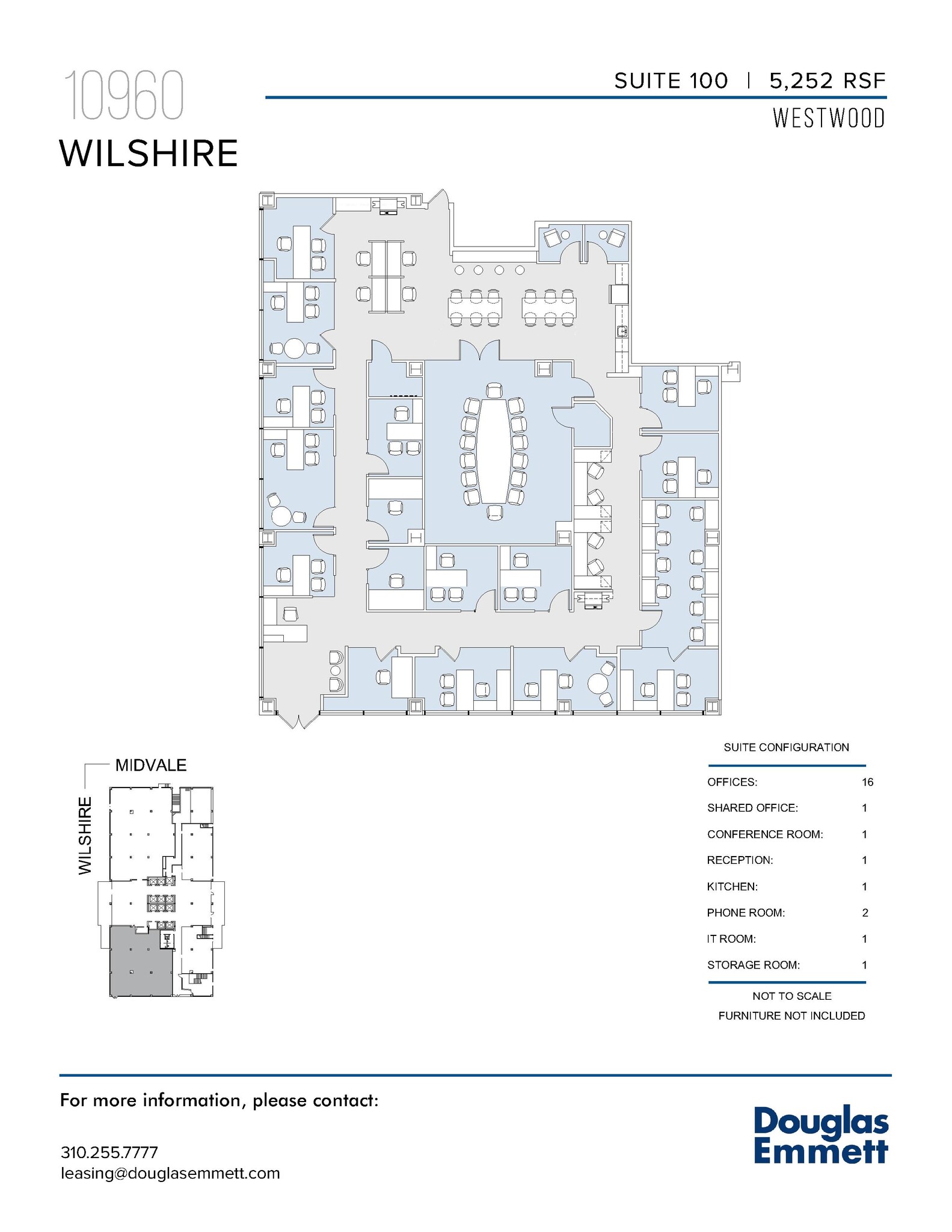 10960 Wilshire Blvd, Los Angeles, CA for lease Floor Plan- Image 1 of 1