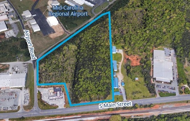 Airport Rd & S Main St, Salisbury, NC for sale - Aerial - Image 1 of 4