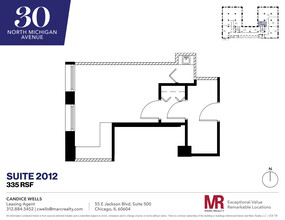 30 N Michigan Ave, Chicago, IL for lease Floor Plan- Image 1 of 5