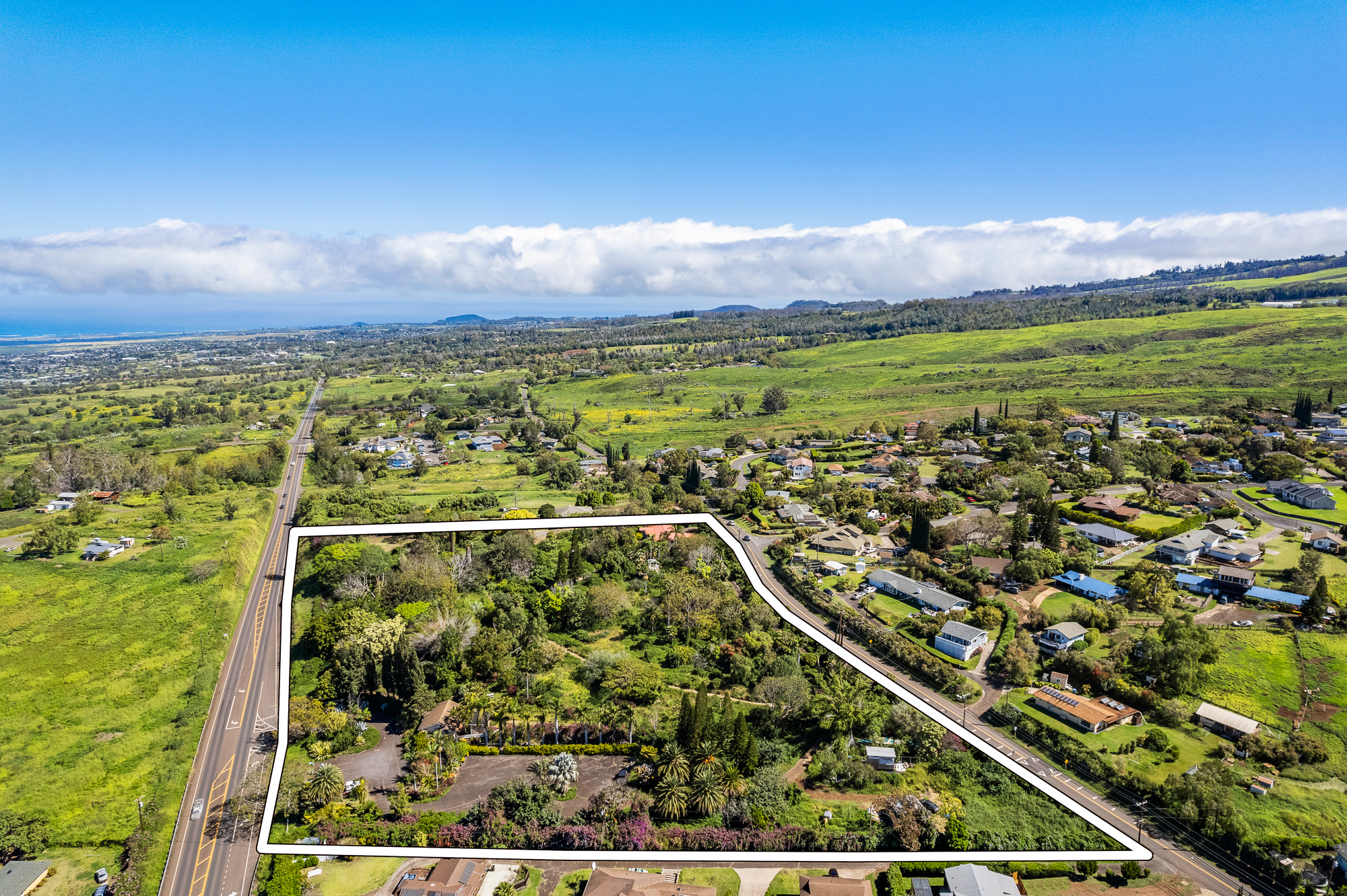 2505 Kula Hwy, Kula, HI for sale Aerial- Image 1 of 5