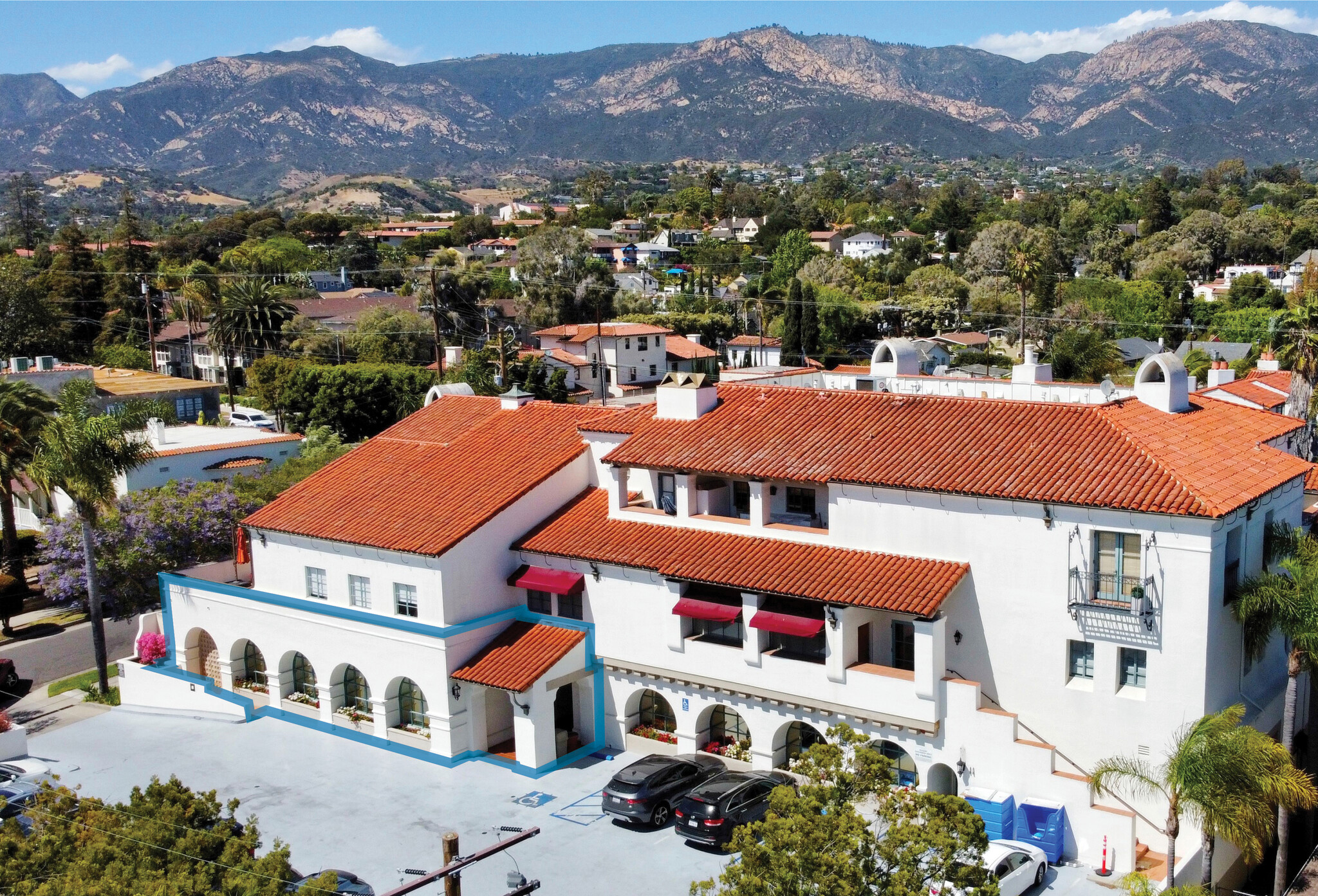 2323 De la Vina St, Santa Barbara, CA for sale Aerial- Image 1 of 10