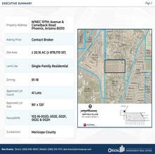 Missouri Ave, Phoenix, AZ - AERIAL  map view