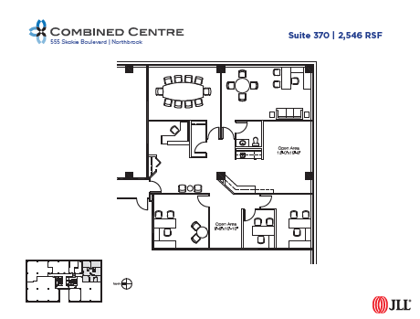 707 Skokie Blvd, Northbrook, IL for lease Floor Plan- Image 1 of 1