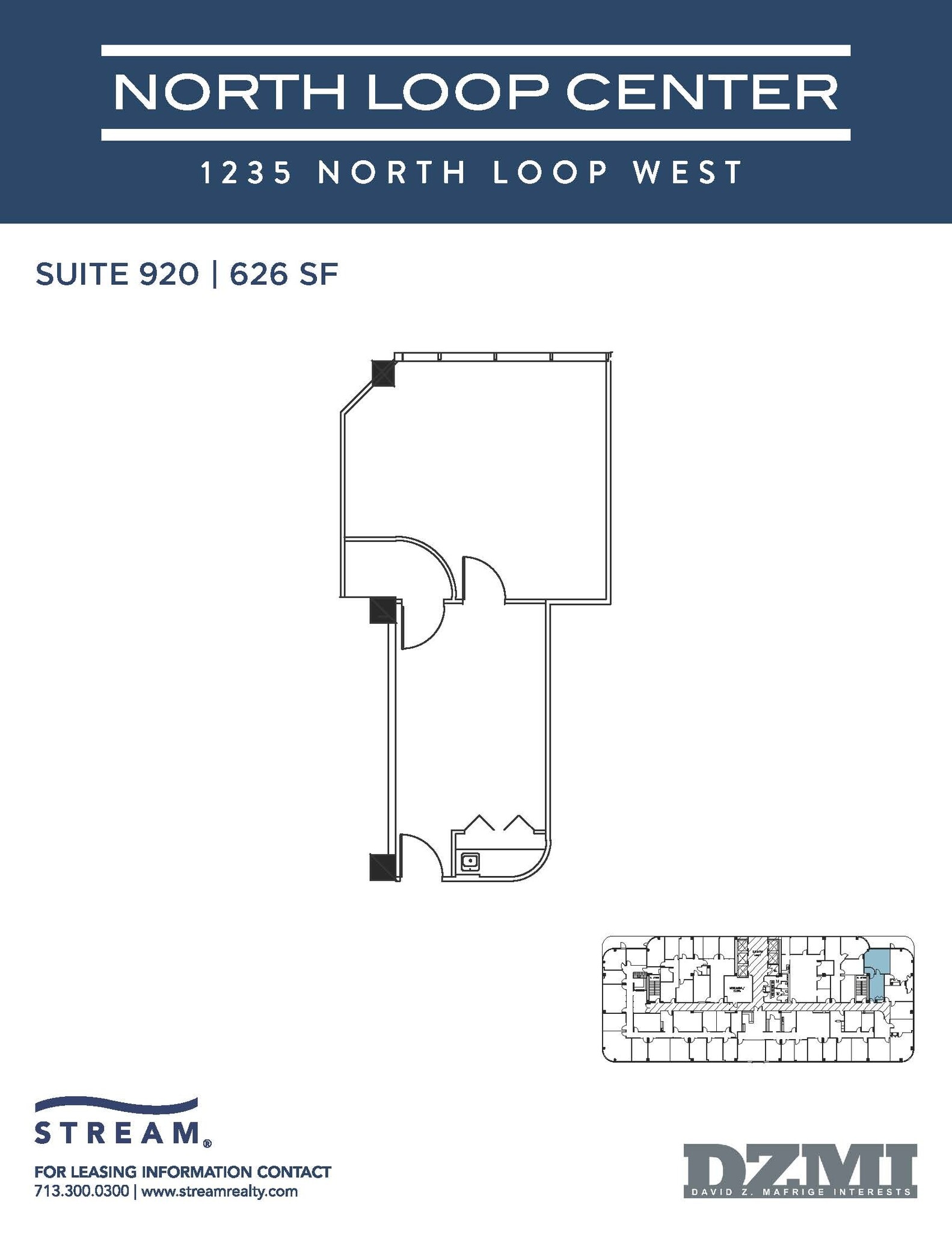 1235 North Loop W, Houston, TX for lease Floor Plan- Image 1 of 1