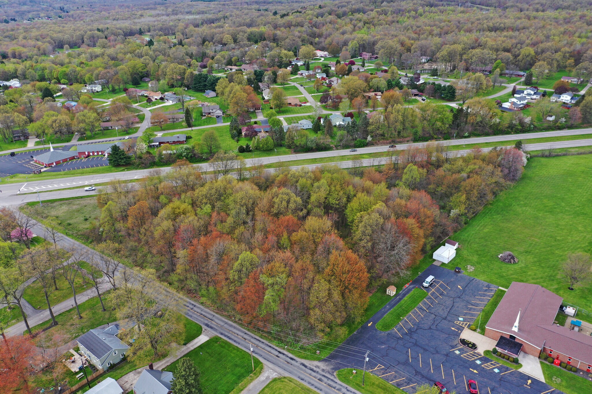 Chestnut Ridge Rd, Hubbard, OH for sale Aerial- Image 1 of 1