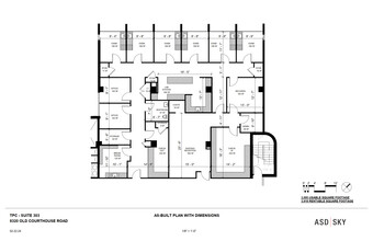 8320 Old Courthouse Rd, Vienna, VA for lease Floor Plan- Image 1 of 1