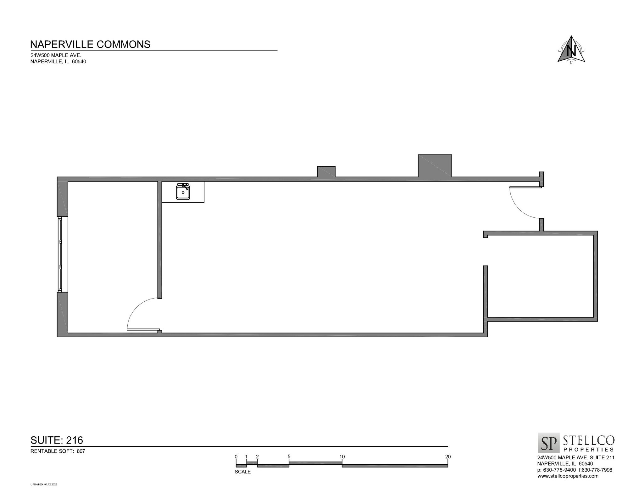 24W500 Maple Ave, Naperville, IL for lease Floor Plan- Image 1 of 1