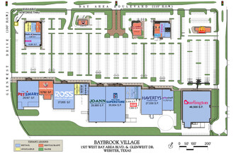 1501-1549 W Bay Area Blvd, Webster, TX for lease Site Plan- Image 2 of 2