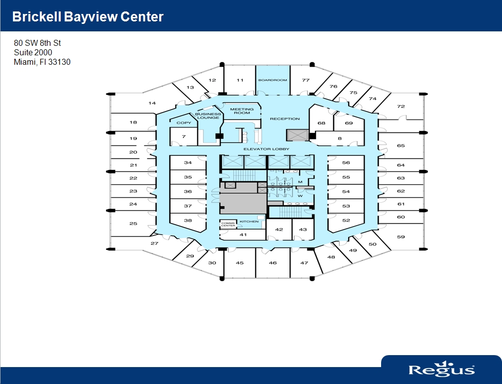 80 SW 8th St, Miami, FL for lease Floor Plan- Image 1 of 1