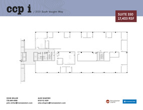 3131 S Vaughn Way, Aurora, CO for lease Typical Floor Plan- Image 2 of 2