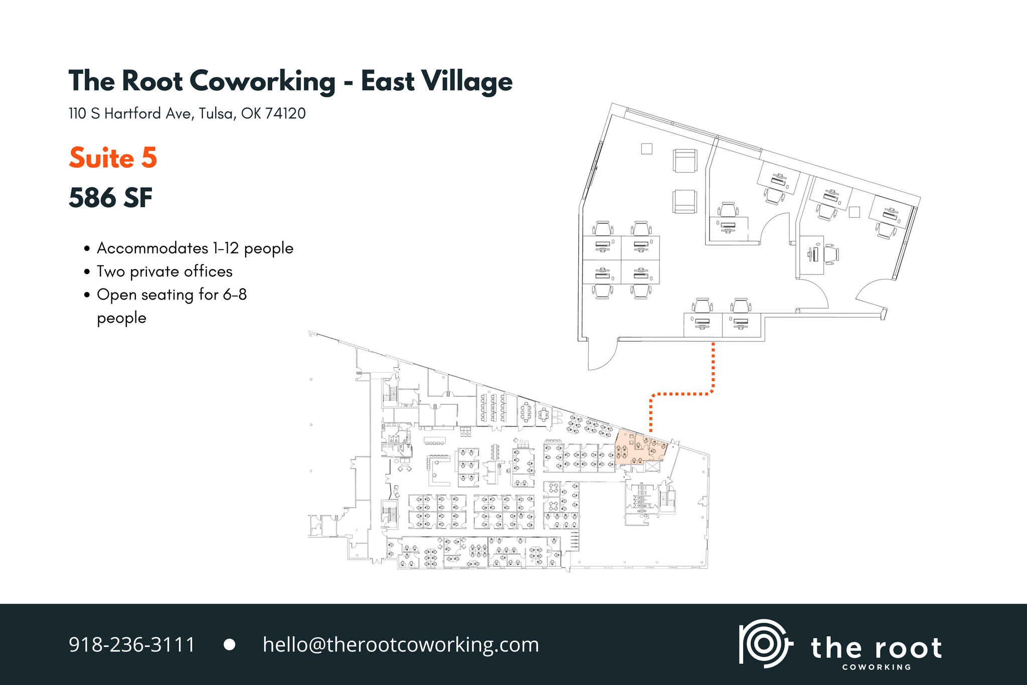 110 S Hartford Ave, Tulsa, OK for lease Site Plan- Image 1 of 6