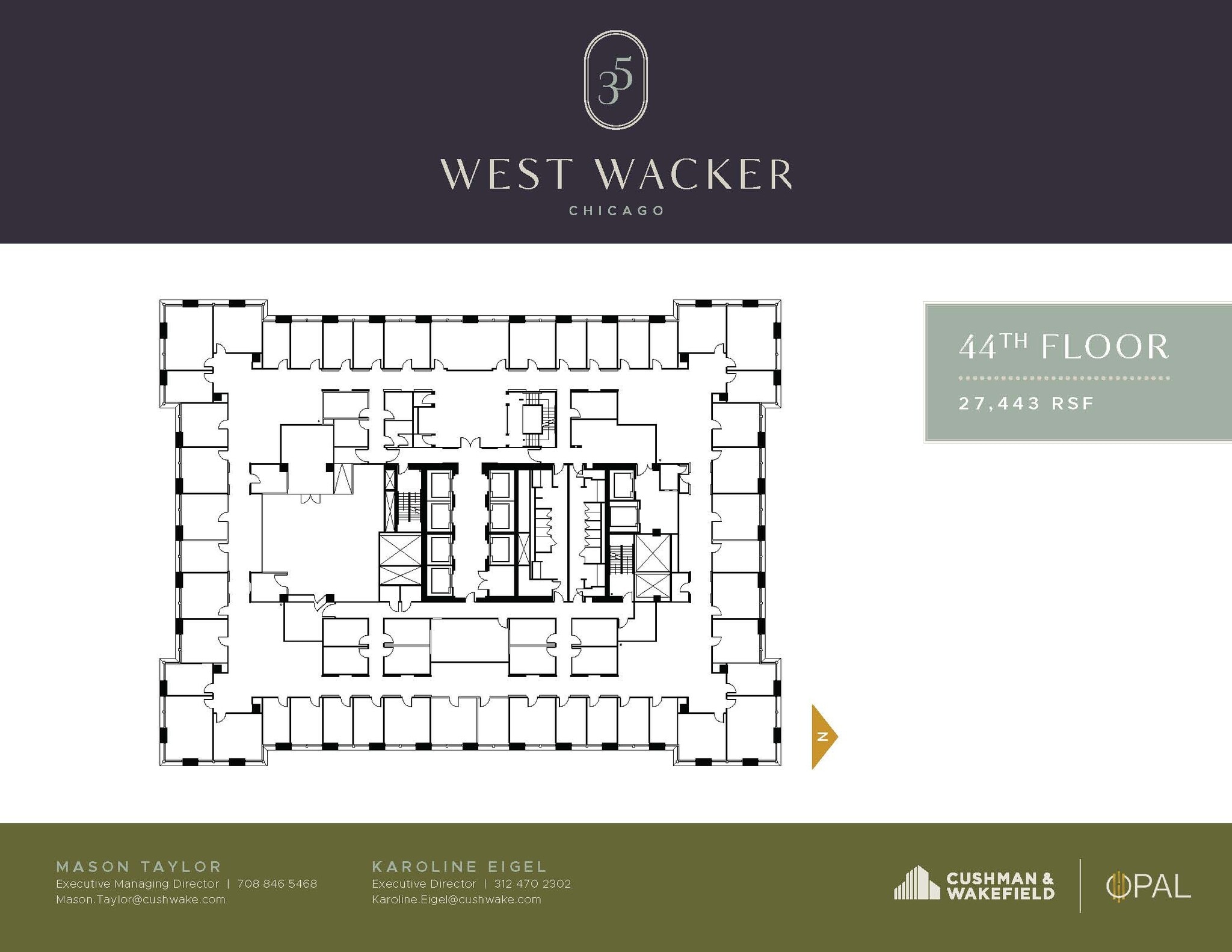 35 W Wacker Dr, Chicago, IL for lease Floor Plan- Image 1 of 1
