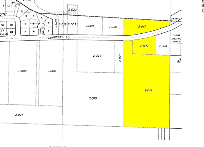 5802 Cemetery Rd, Arlington, WA for sale - Plat Map - Image 1 of 1