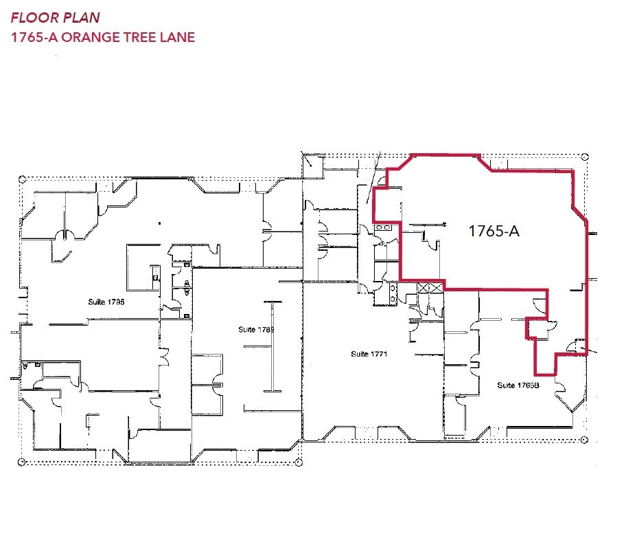 1765-1795 Orange Tree Ln, Redlands, CA for lease Floor Plan- Image 1 of 1