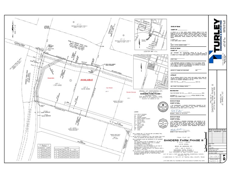 7511 Adams Ave, Temple, TX for lease - Site Plan - Image 3 of 3