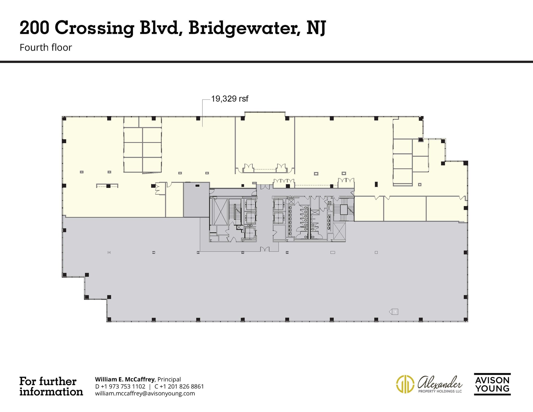 200 Crossing Blvd, Bridgewater, NJ for lease Floor Plan- Image 1 of 2