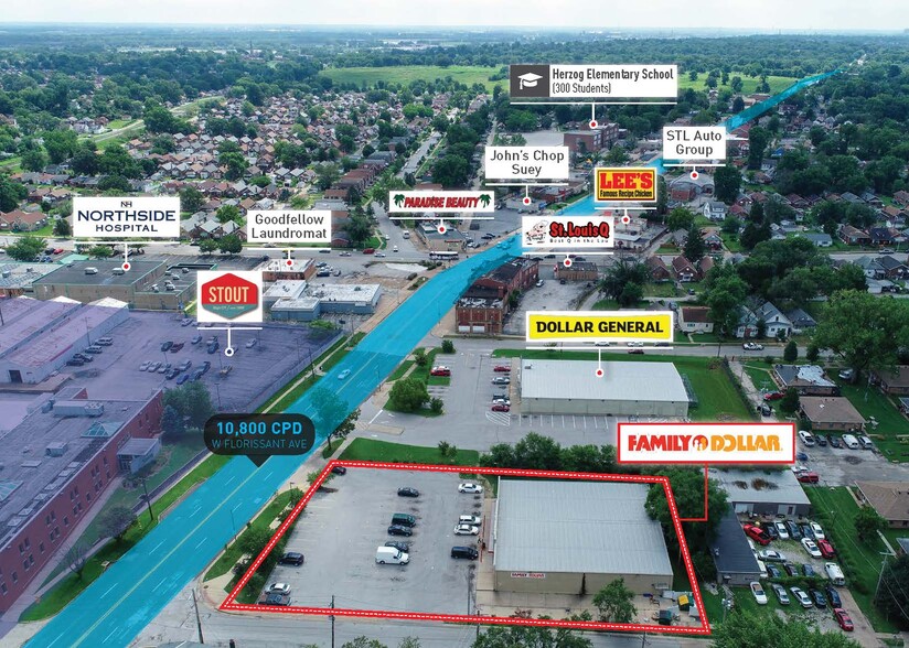 6440 W Florissant Ave, Saint Louis, MO for lease - Building Photo - Image 3 of 4