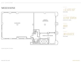 233-241 Sansome St, San Francisco, CA for lease Floor Plan- Image 1 of 1