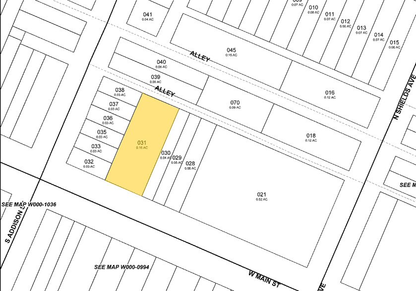 2226 W Main St, Richmond, VA for sale - Plat Map - Image 1 of 1